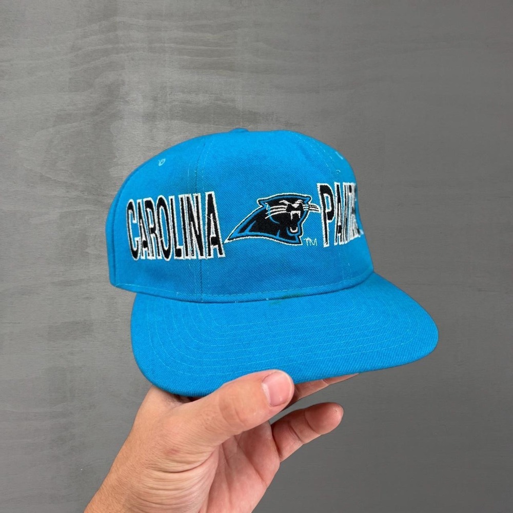 Wool Starter Carolina Panthers Hat Blue Vintage 90s NFL Snapback OSFA